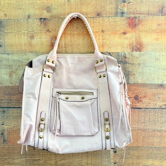 NWOT Vera Pelle Made in Italy Leather Motorcycle Style Bag - Picture 2 of 16